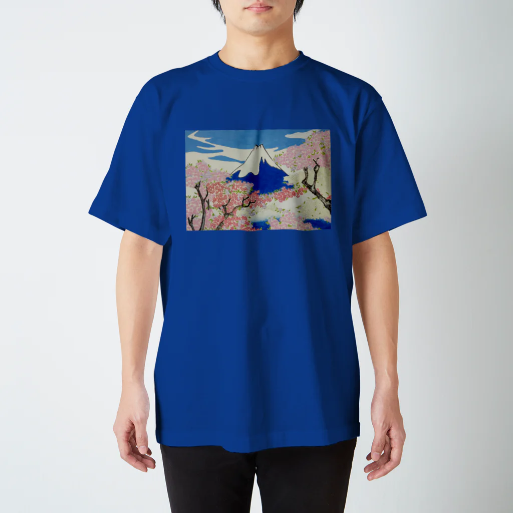 SJMavisの息を呑むような自然に照らし出された浮世絵の精神：Spirit of Ukiyo-e Illuminated by Stunning Nature Regular Fit T-Shirt