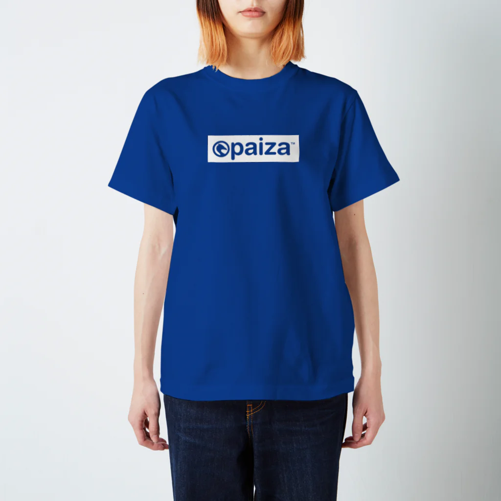 ぱいじょ！ショップのpaiza 白枠ロゴ Regular Fit T-Shirt