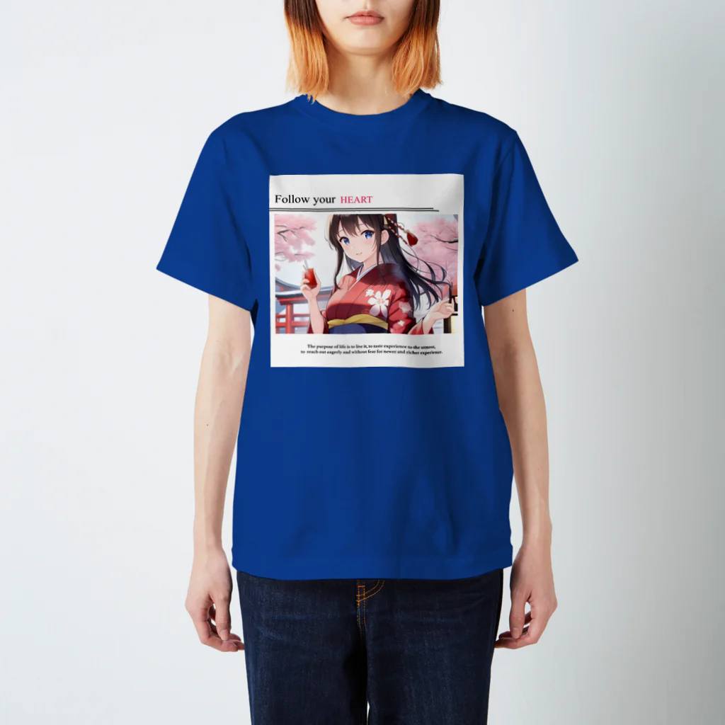 何これ屋の着物女子 スタンダードTシャツ