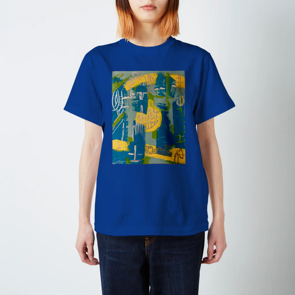 チＱ商店のfaces Regular Fit T-Shirt