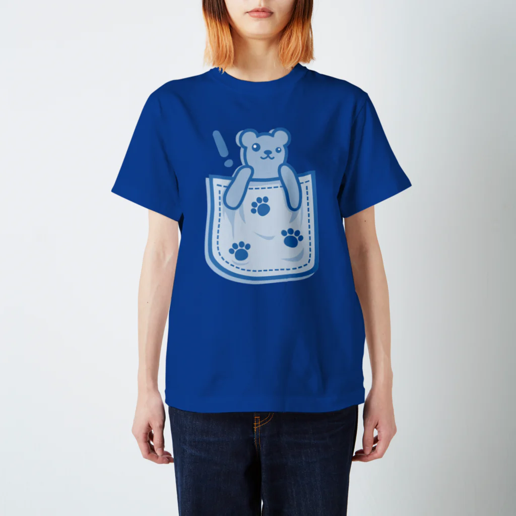 AURA_HYSTERICAのBear_in_the_Pocket Regular Fit T-Shirt