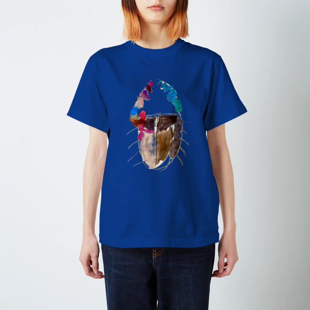 Ayano & Dolphinの虹色のクワガタ & 枝豆 Regular Fit T-Shirt