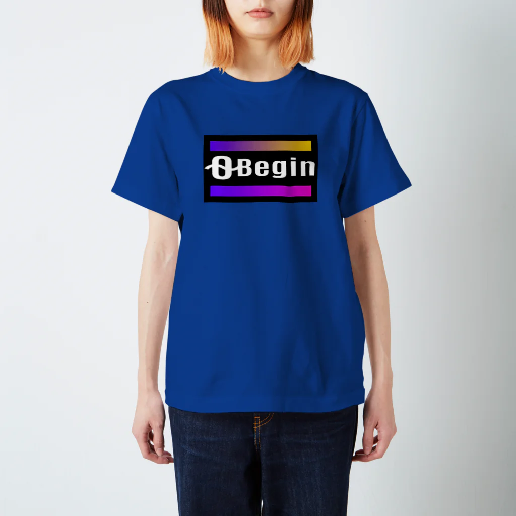 [0~Begin]のグラデーションロゴプリント スタンダードTシャツ