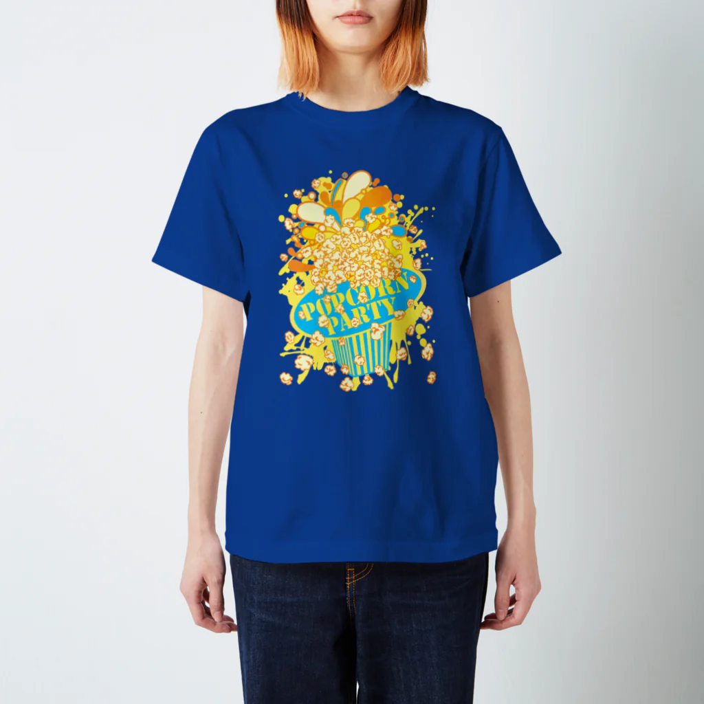 AURA_HYSTERICAのPOPCORN_PARTY スタンダードTシャツ