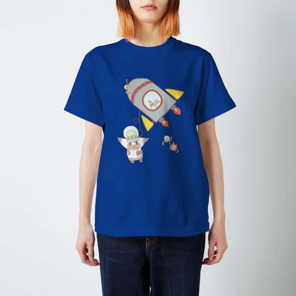 ぴよ助のお店の宇宙へ！ スタンダードTシャツ