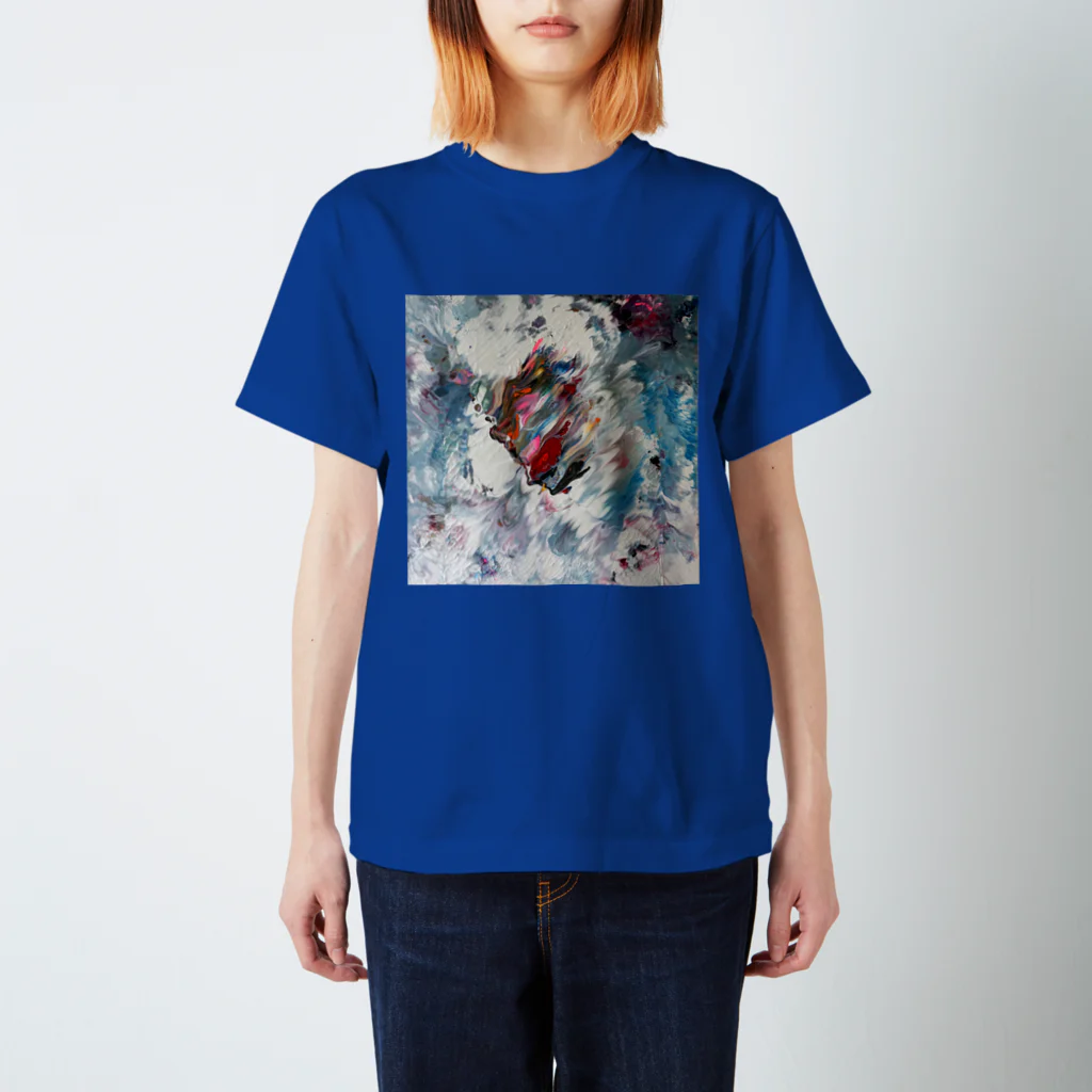 アオムラサキのSide Face 003 スタンダードTシャツ