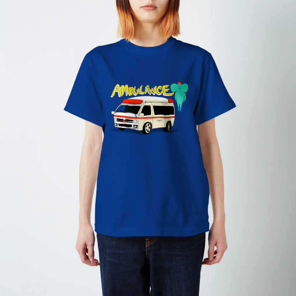 ヤングコーン市場のAmbulance 救急車Tシャツ スタンダードTシャツ