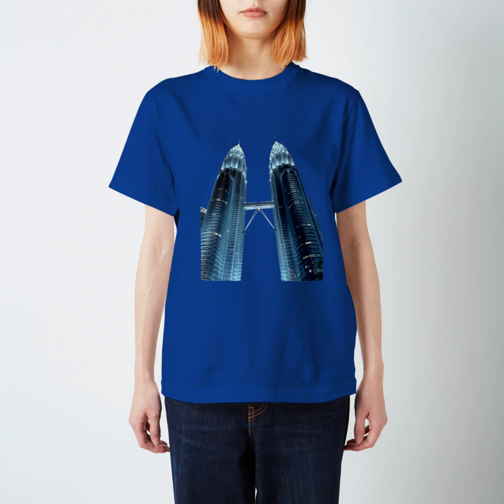 TakemortのPetronas twin towers スタンダードTシャツ