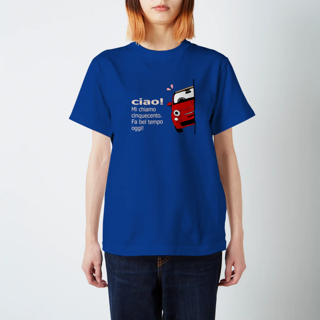 ニキトウホンポのひょっこりちんFR　ロッソ-C特濃 スタンダードTシャツ