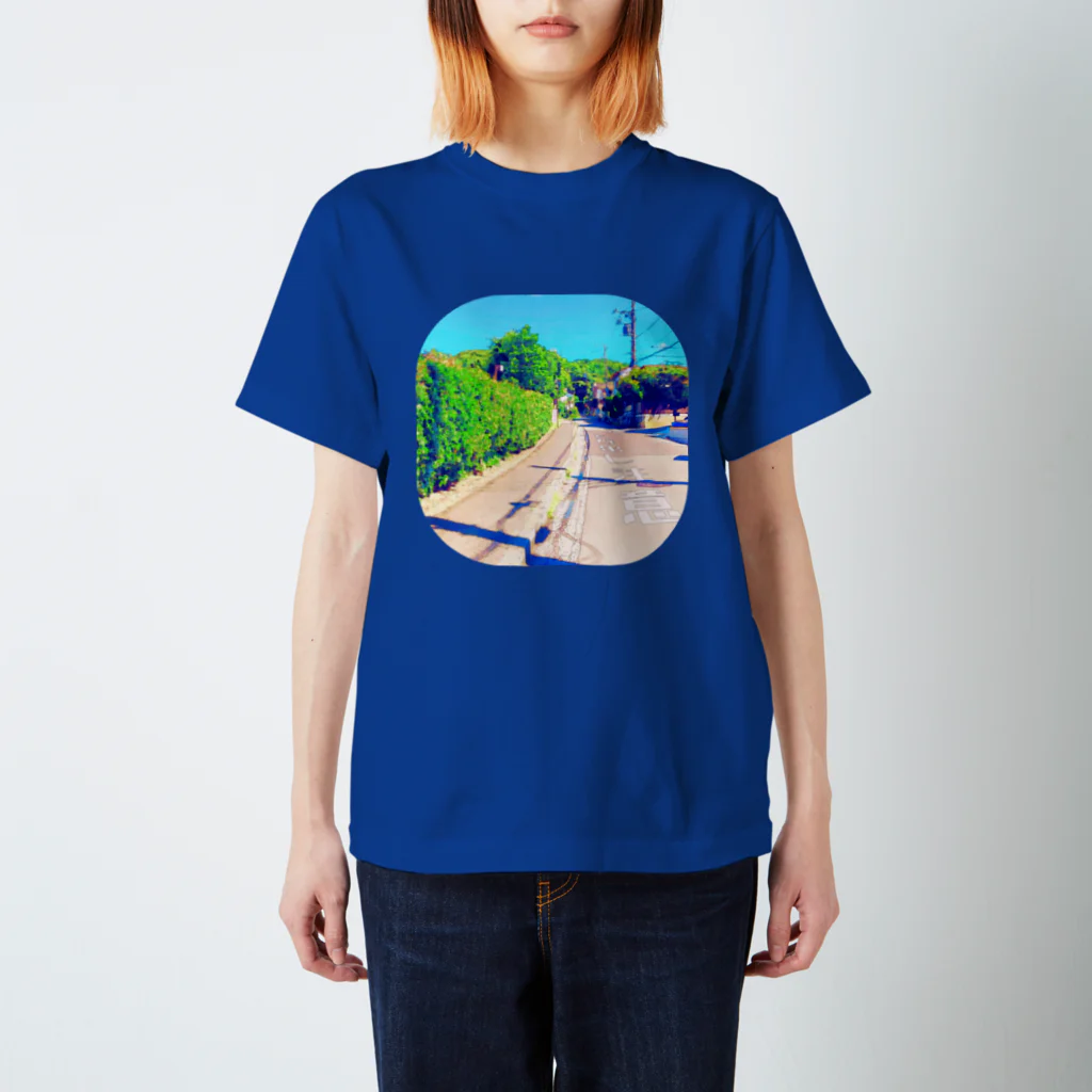 ちいさいものwata.wata.のトビダシチュウイ スタンダードTシャツ