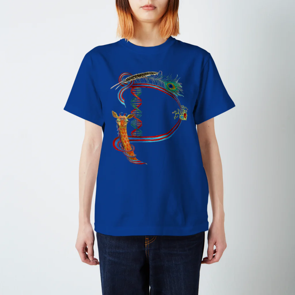 Botanical STUDIOの"D"  Wonderalphabet スタンダードTシャツ