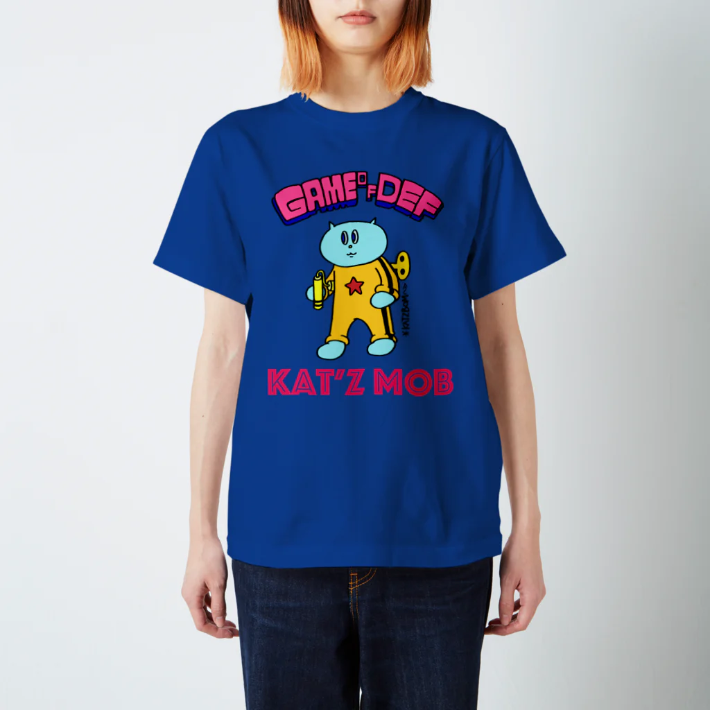 カツボン(KATZBOM)／漫画家ラッパーのカンフーネジネコ スタンダードTシャツ