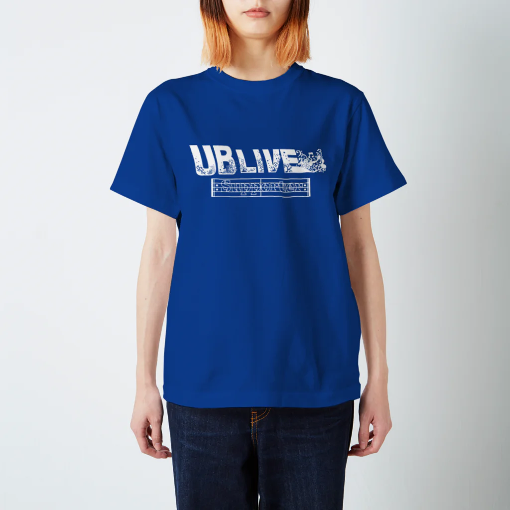 lamedessinのUBLIVE Supporter（WHITE Ink） スタンダードTシャツ