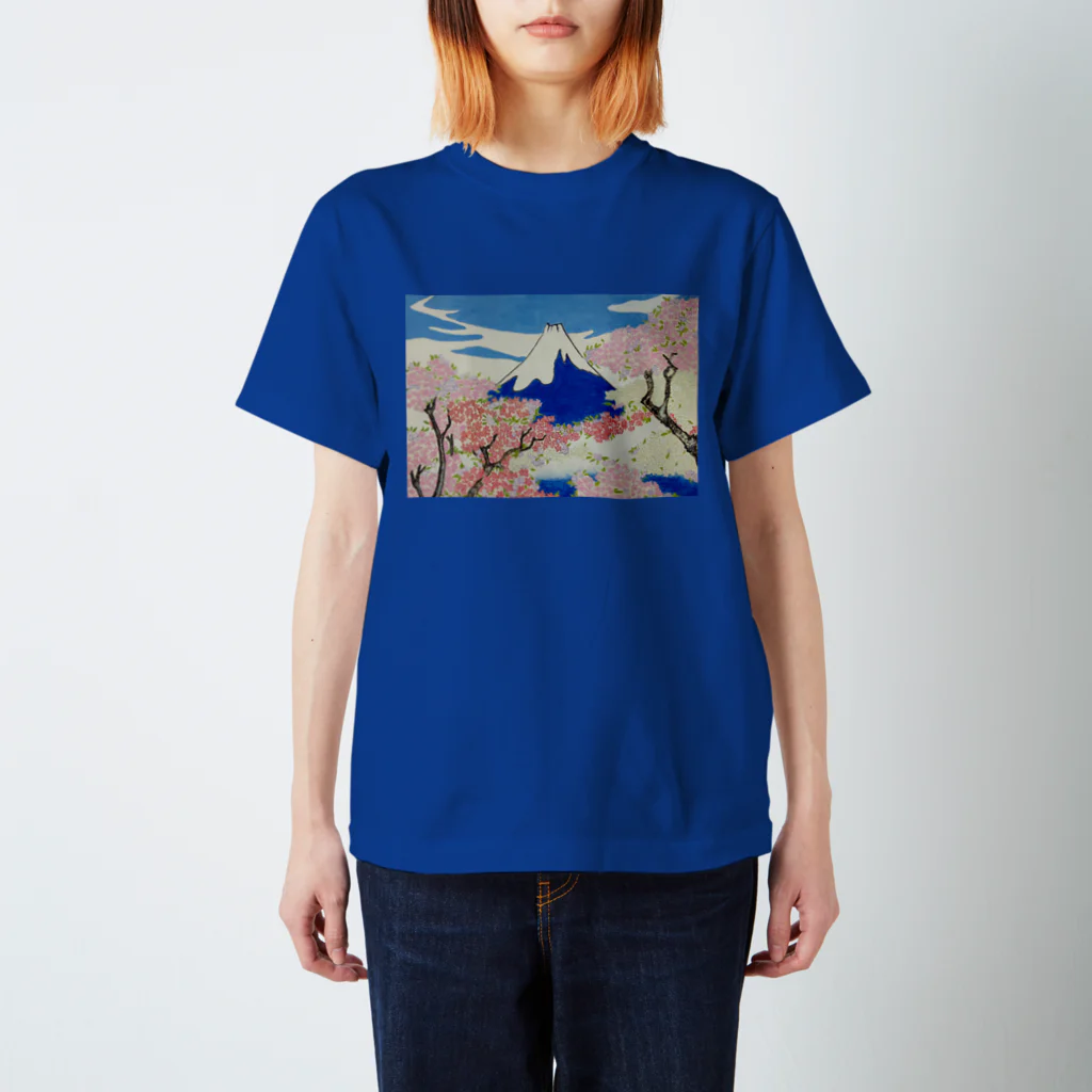 SJMavisの息を呑むような自然に照らし出された浮世絵の精神：Spirit of Ukiyo-e Illuminated by Stunning Nature Regular Fit T-Shirt