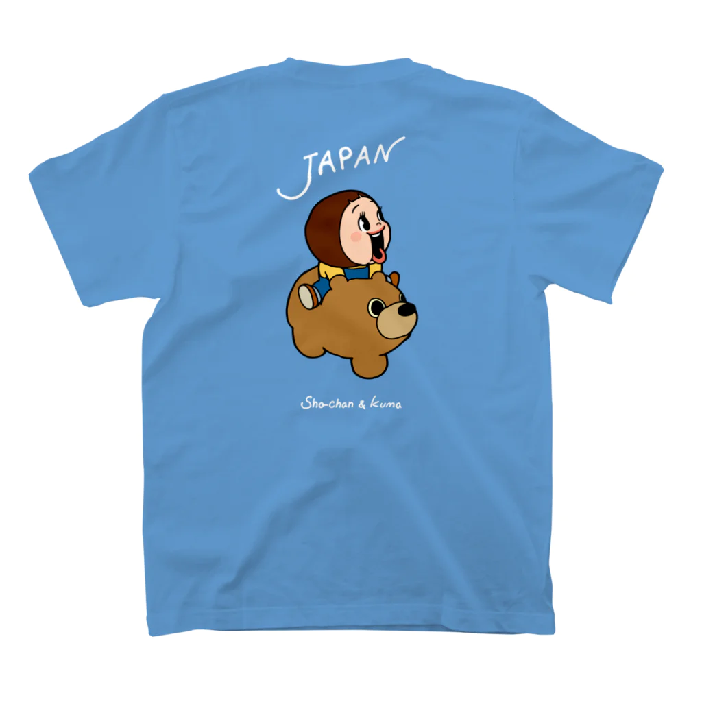 AKIRAMBOWのSHO-CHAN & KUMA / JAPAN スタンダードTシャツの裏面