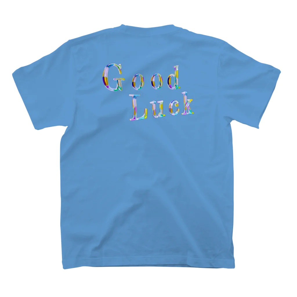 mf774のGood Luck-D-01-03 スタンダードTシャツの裏面