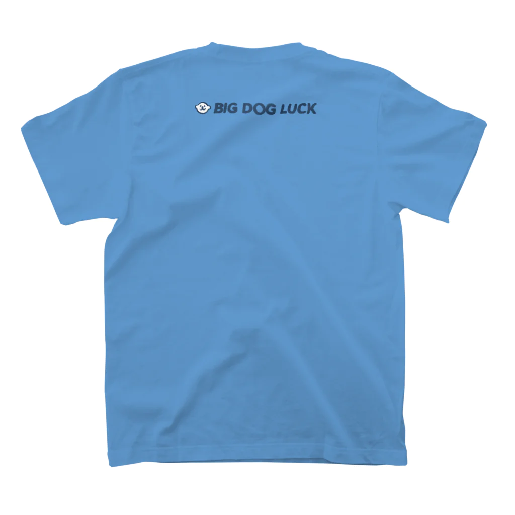 Big Dog Luckのふんばる犬-グレートピレニーズ2 Regular Fit T-Shirtの裏面