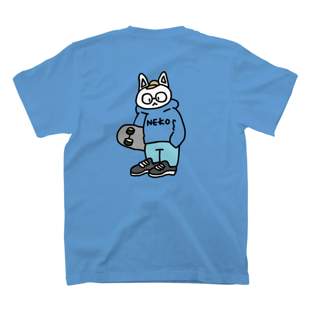 🏖NEKOHAMA🏖保護猫カフェ@関内･伊勢佐木町のネコスケcolor スタンダードTシャツの裏面