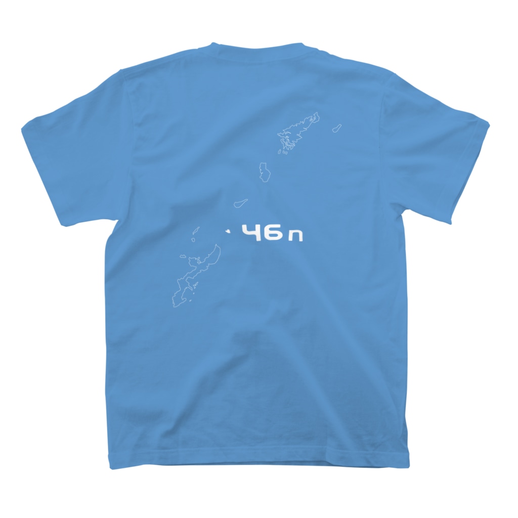 46nの46n (白ロゴ) Regular Fit T-Shirtの裏面