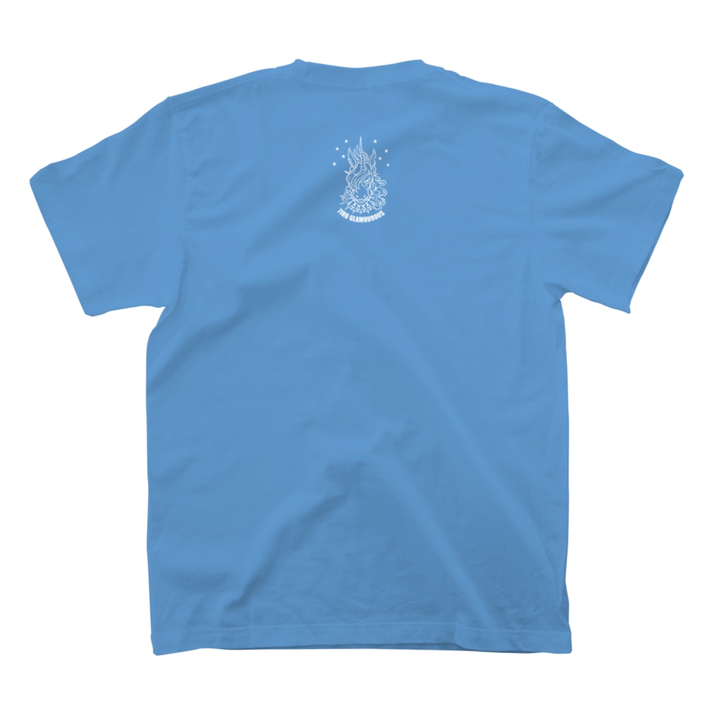 7IRO GLAMOUROUSの※ノエルあり白文字 7IRO GLAMOUROUSシンプルロゴ  Regular Fit T-Shirtの裏面