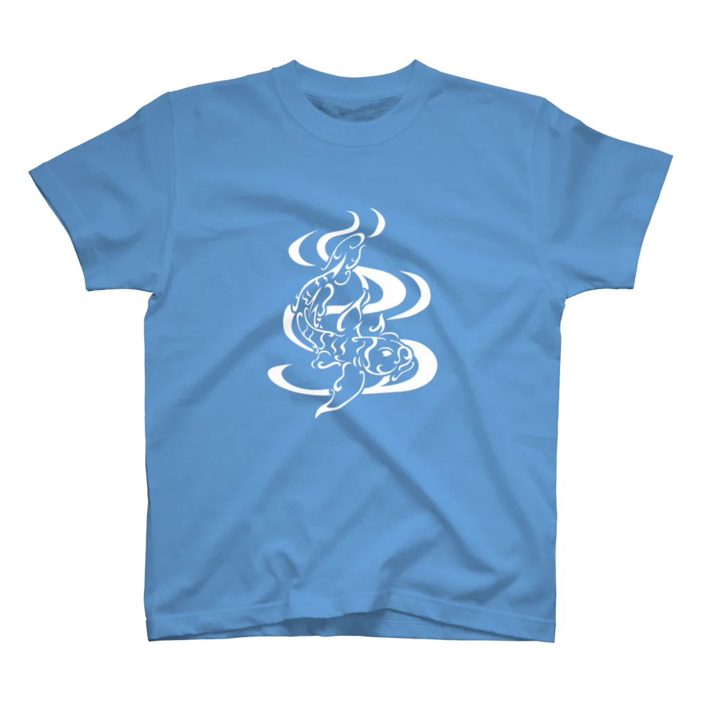 紫胡蝶のネコザメ　 Wh Regular Fit T-Shirt