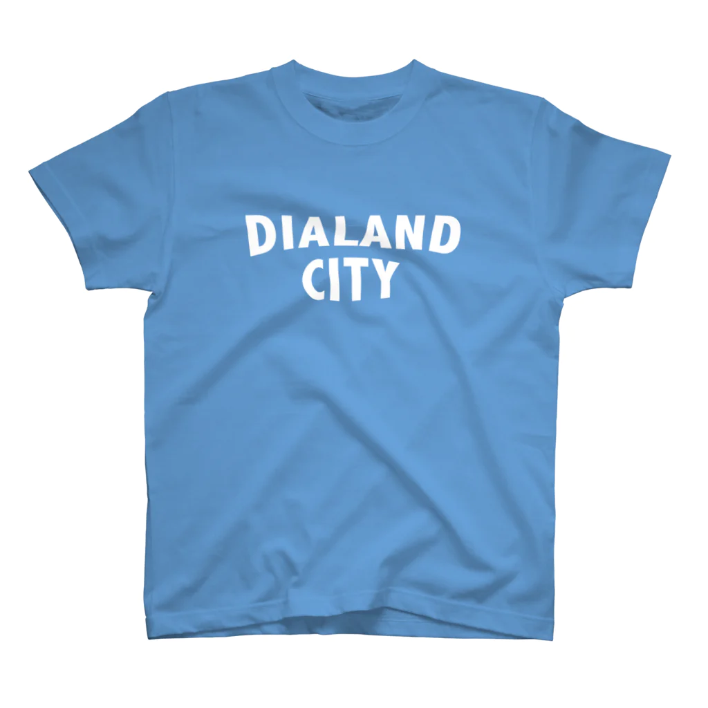 DIALAND LOVERSのDIALAND CITY WHITE スタンダードTシャツ