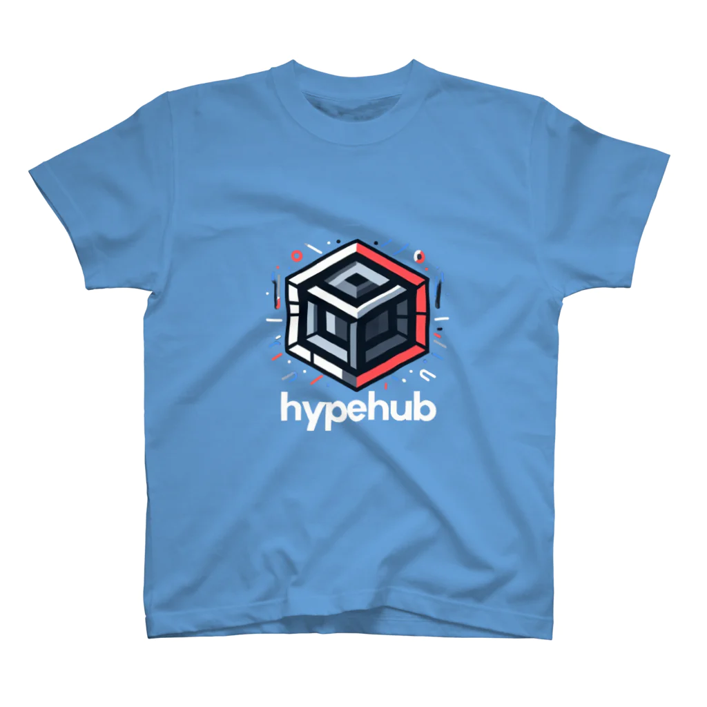 HYPEHUBのHYPEHUBロゴ キューブ スタンダードTシャツ