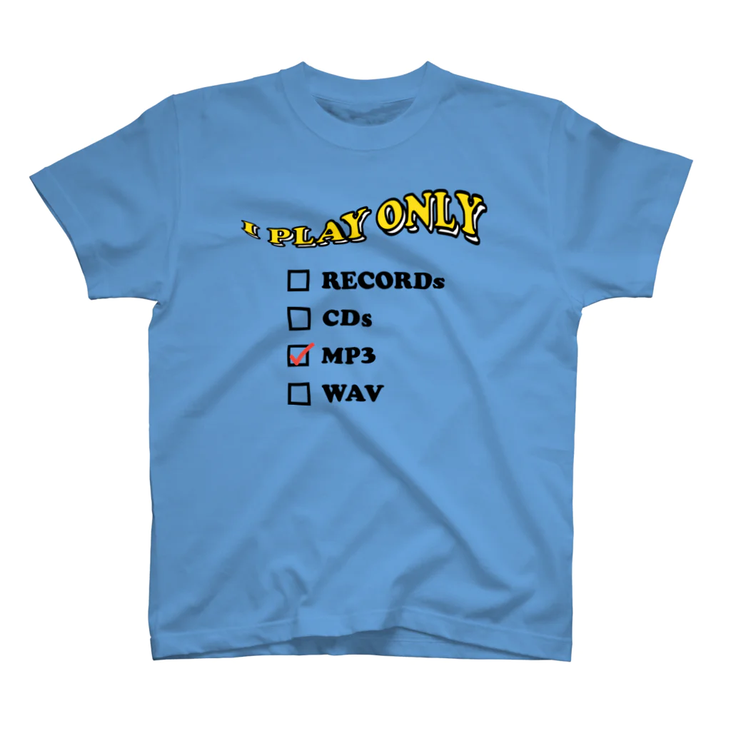 Late Breakfast ClubのI PLAY ONLY MP3 スタンダードTシャツ