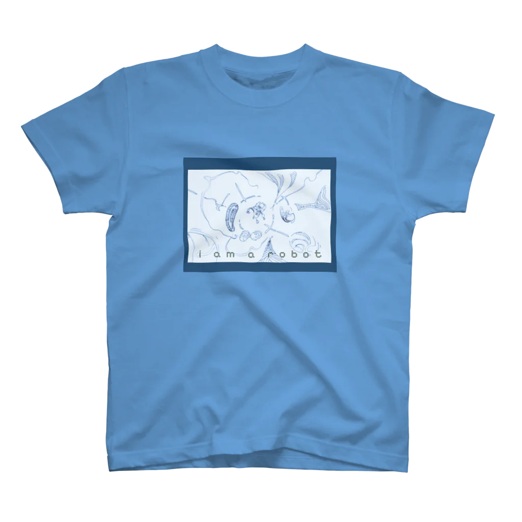 3ko4baSHOPのi am a robot Ⅱ Regular Fit T-Shirt