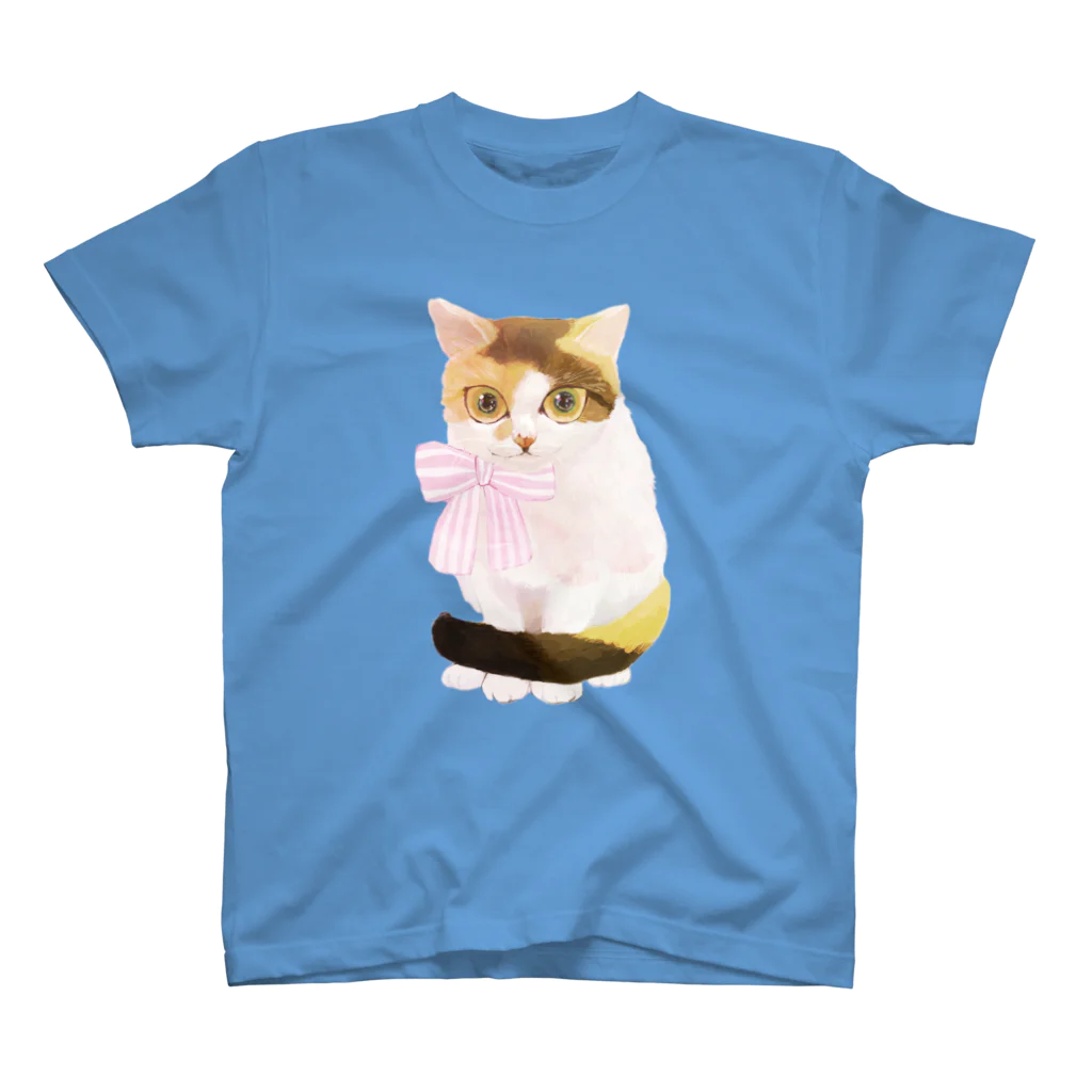 ねこかりんのよそいき三毛猫さん スタンダードTシャツ