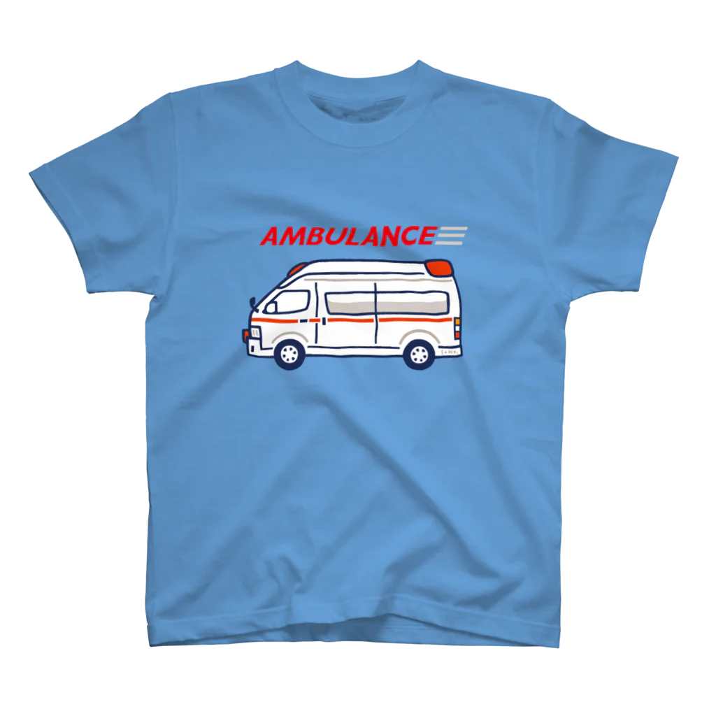 さはらそのこ｜イラストレーターの救急車　AMBULANCE スタンダードTシャツ