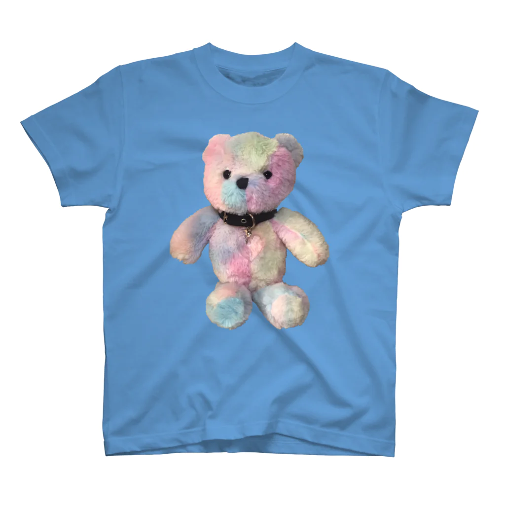 💜Salon de Lucia💜のChoker Teddy-rainbow Regular Fit T-Shirt