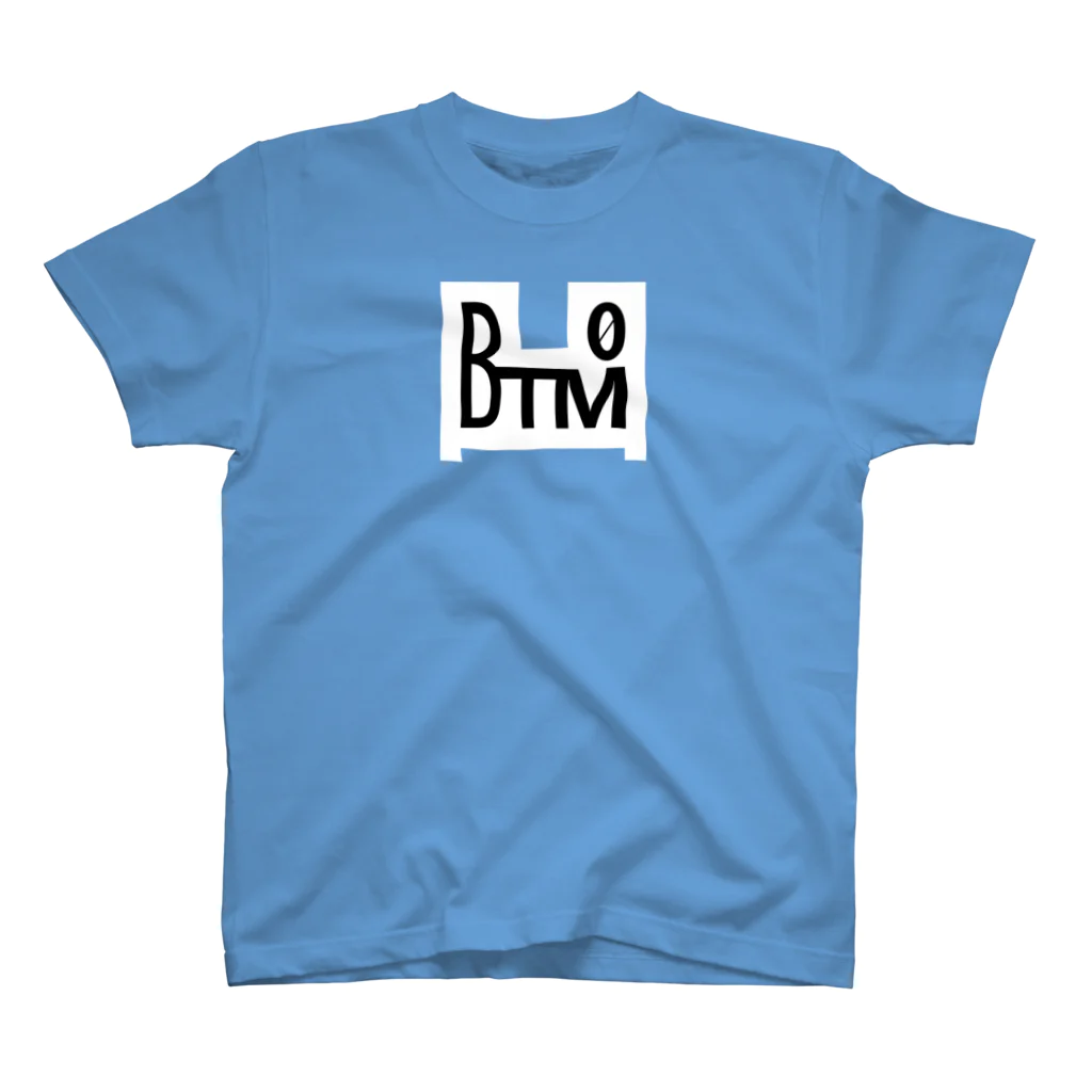 虚無の射精商店のBTM-WHITE（フロントのみ） スタンダードTシャツ