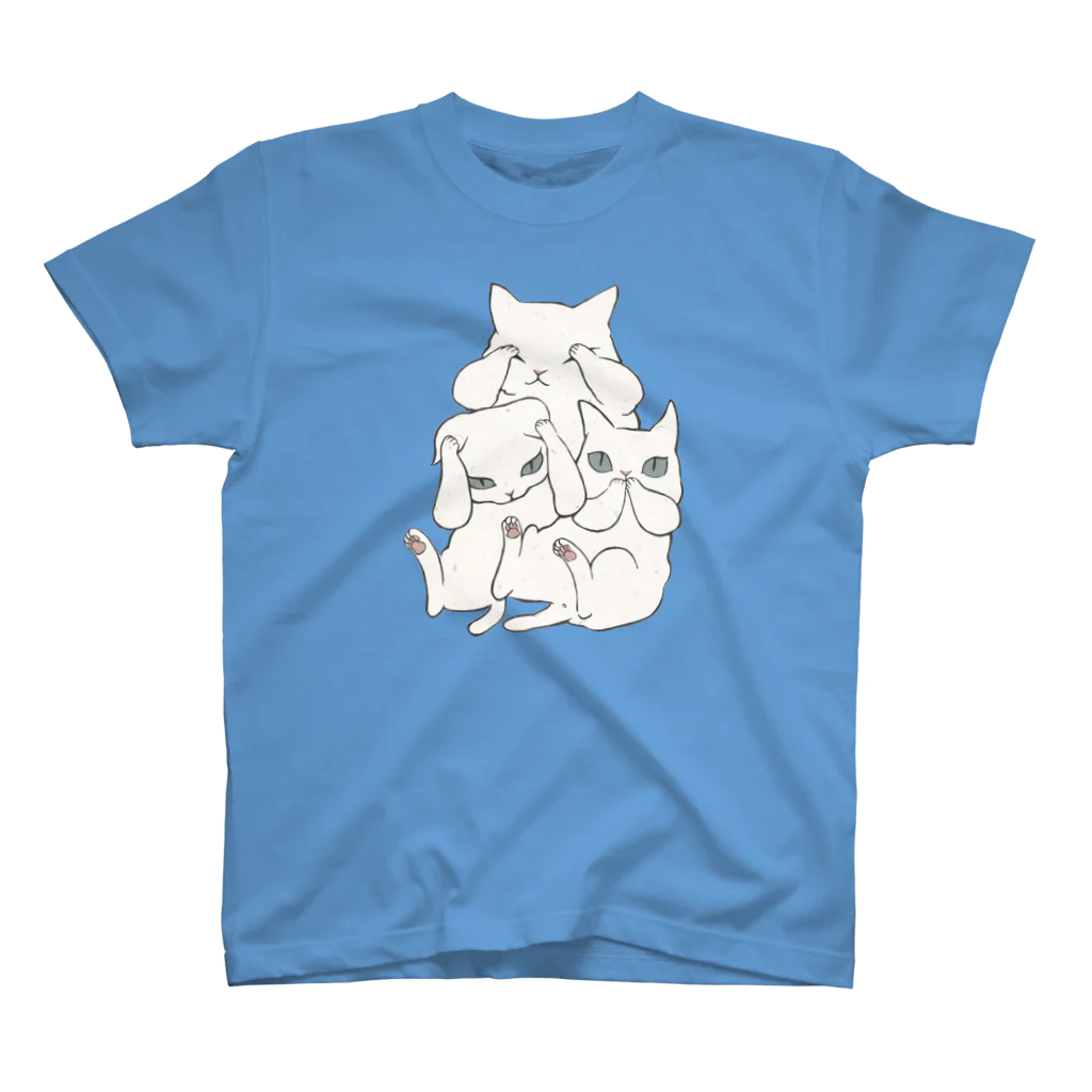 やとりえ-yatorie-の３にゃいねこ スタンダードTシャツ