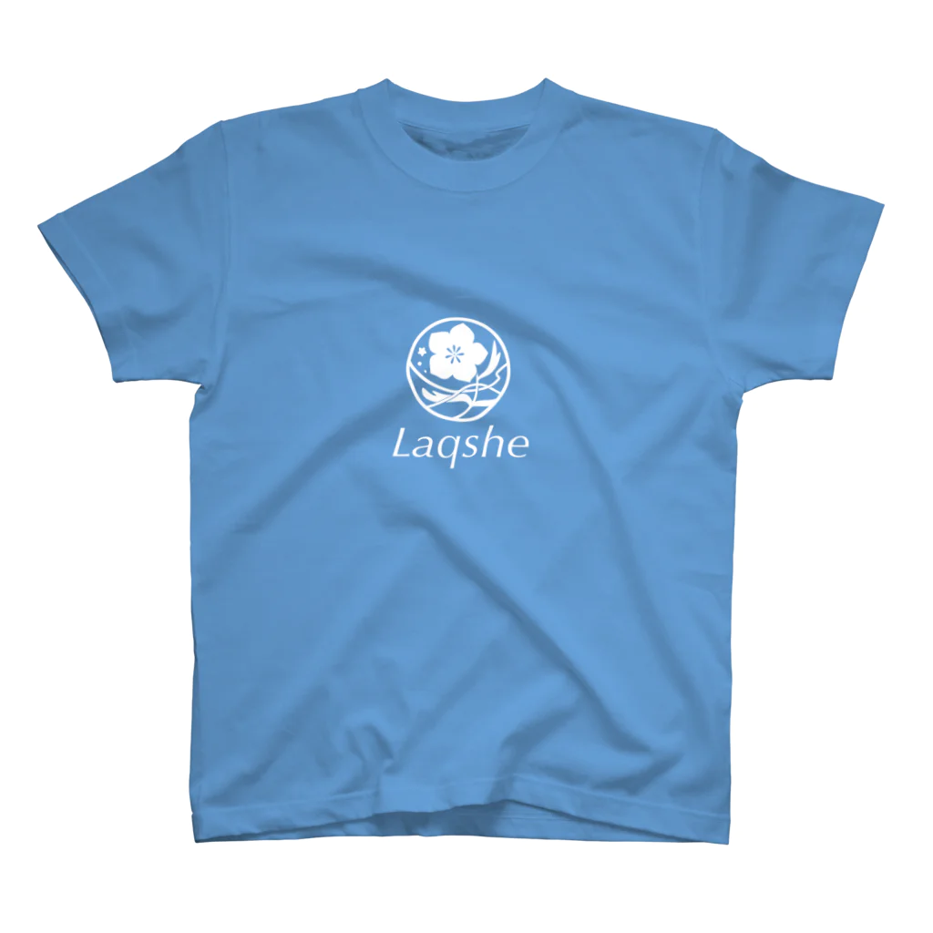 思いつきSHOPのLaqshe白ロゴ（2021ver.） スタンダードTシャツ