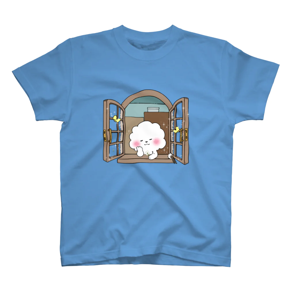 ふわふわアニマルズののんびり。ひとり。 スタンダードTシャツ