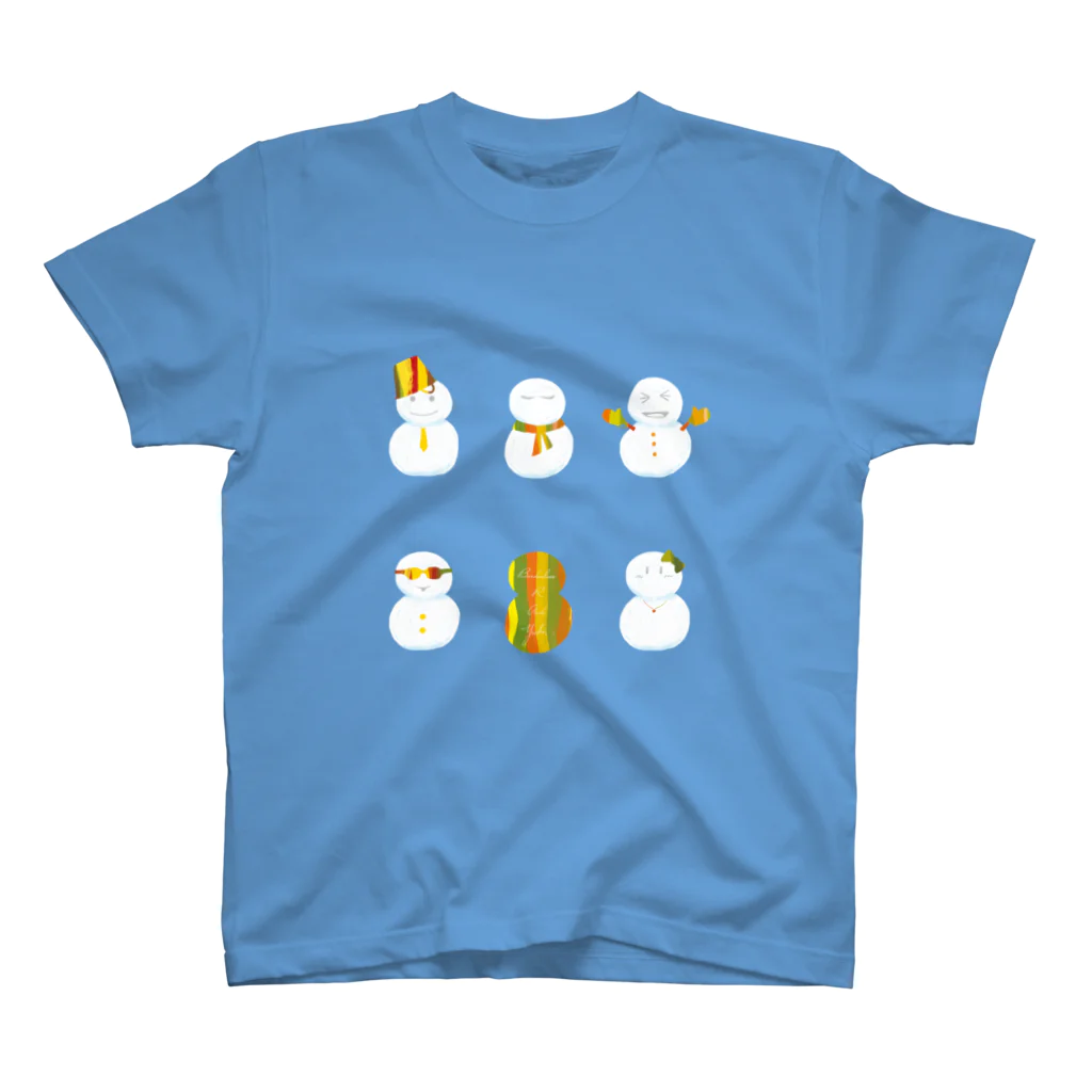 水母よるのsnowman。 Regular Fit T-Shirt