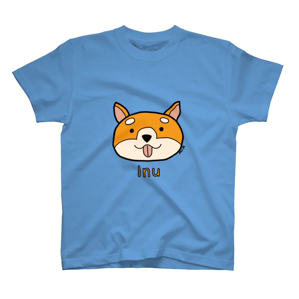 MrKShirtsのInu (犬) 色デザイン Regular Fit T-Shirt