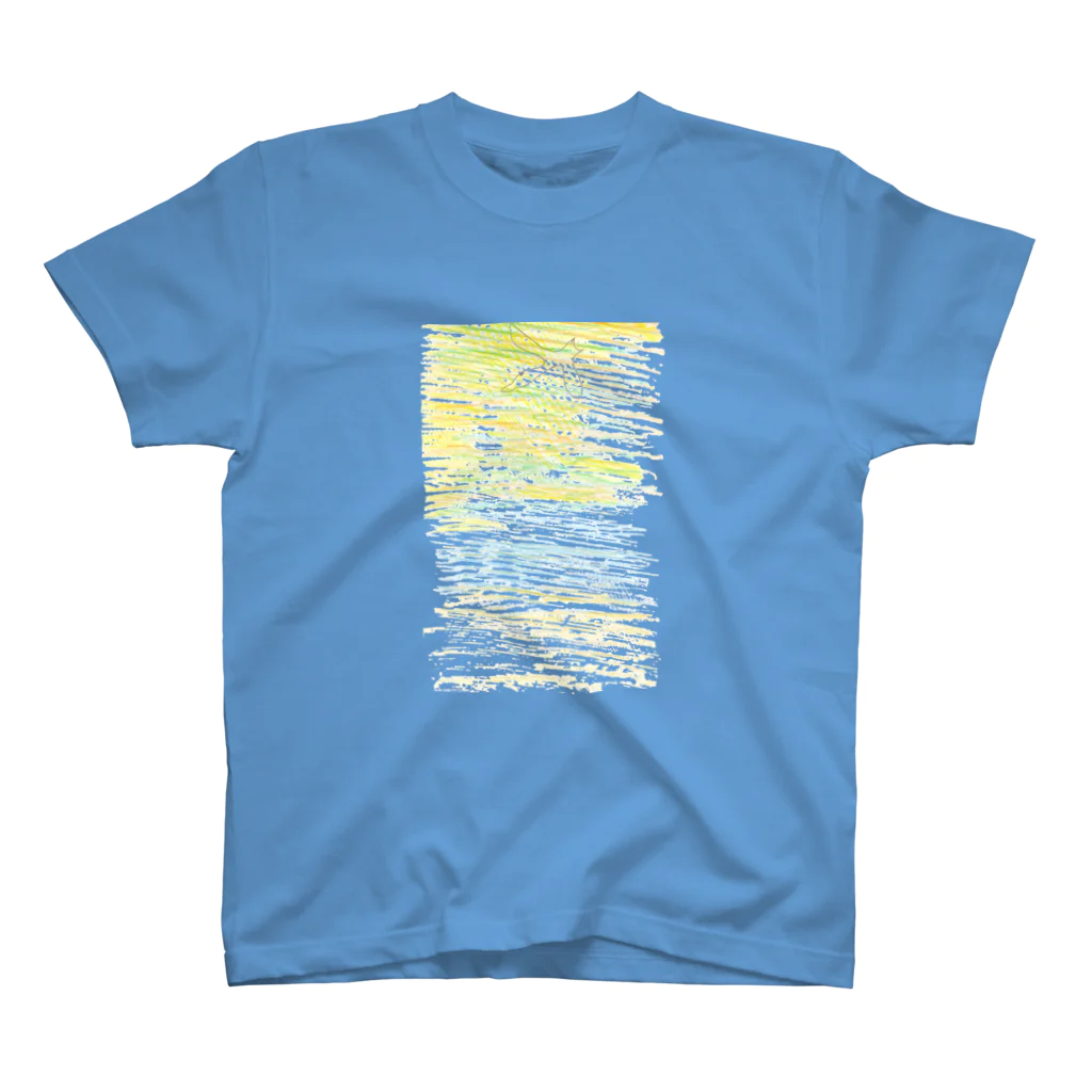 アート・メープルかれんの夕焼けの鳥 Regular Fit T-Shirt