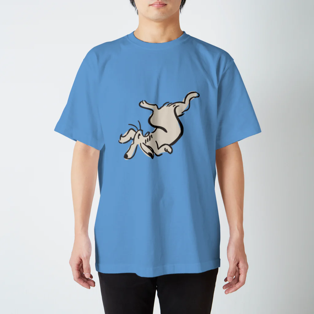 samurai7の鳥獣ウサギ画 スタンダードTシャツ