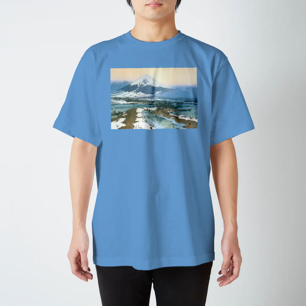 寿めでたや(ukiyoe)の日本画：Fuziyama 吉田博_冨士拾景 河口湖 Regular Fit T-Shirt