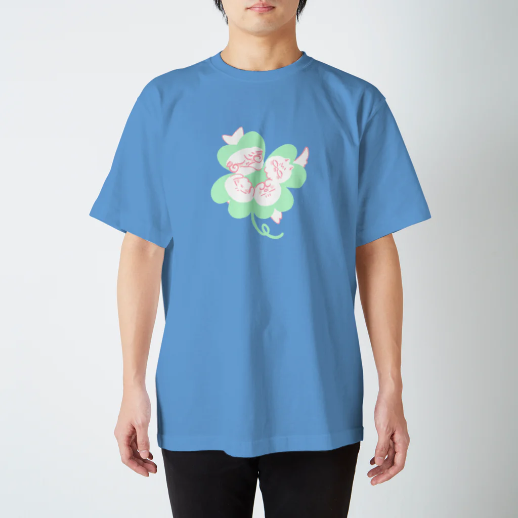 眠る通販のしあわせのよつばT Regular Fit T-Shirt