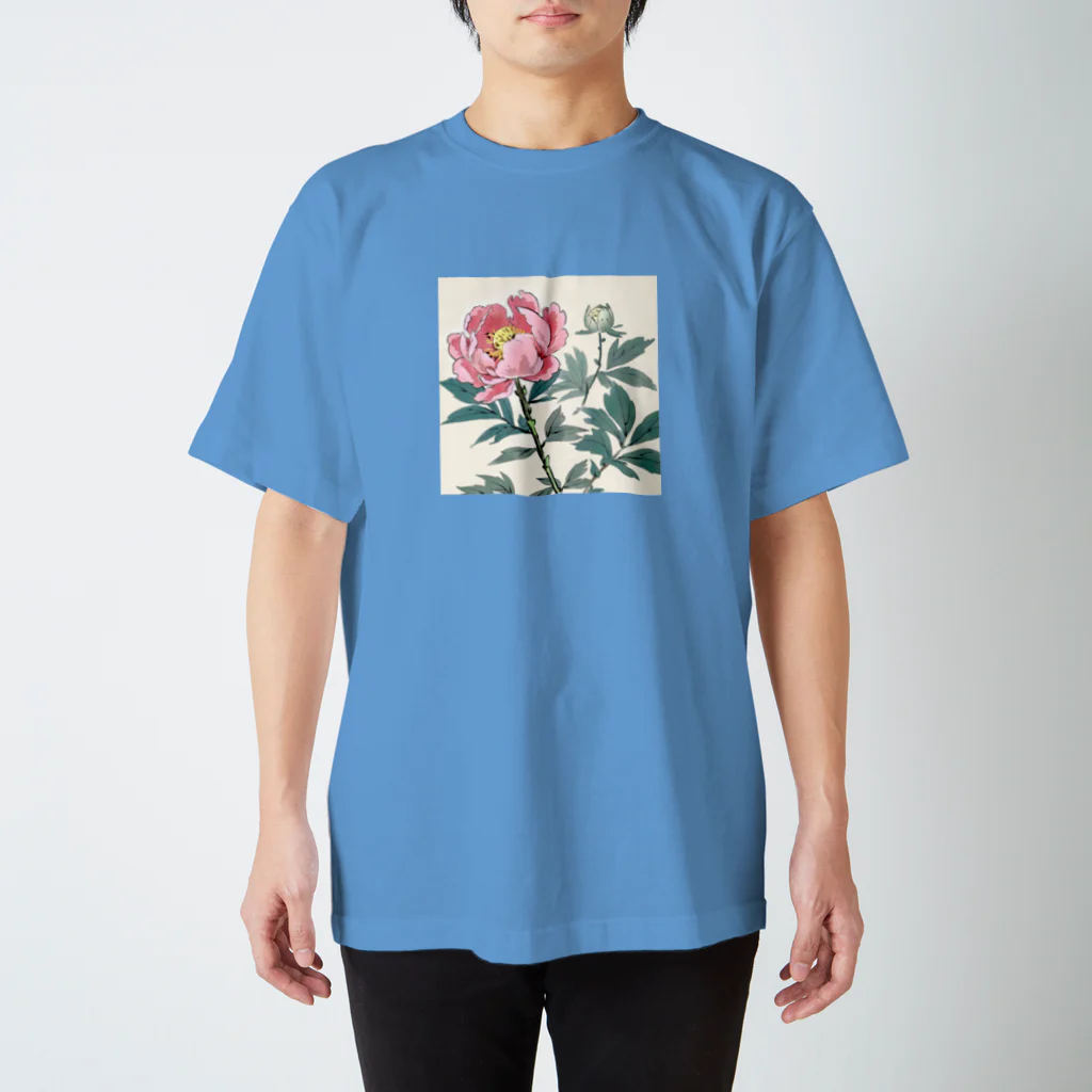 bigbamboofamilyの牡丹　その三 Regular Fit T-Shirt