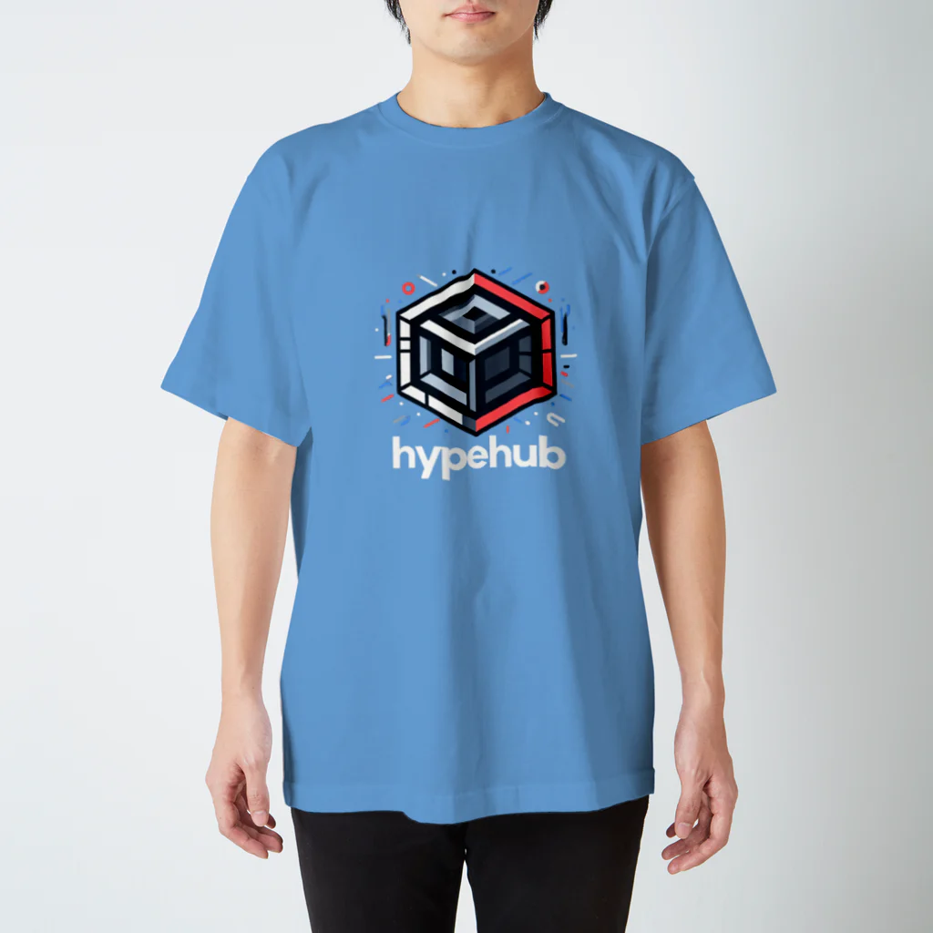 HYPEHUBのHYPEHUBロゴ キューブ スタンダードTシャツ