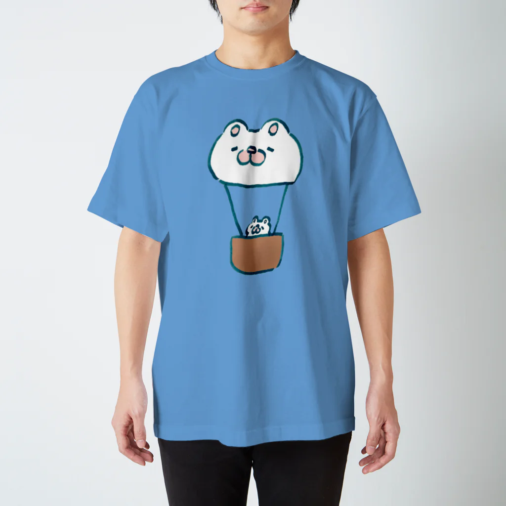 まっくすらぶりーうさのまっくすらぶりー熱気球 スタンダードTシャツ