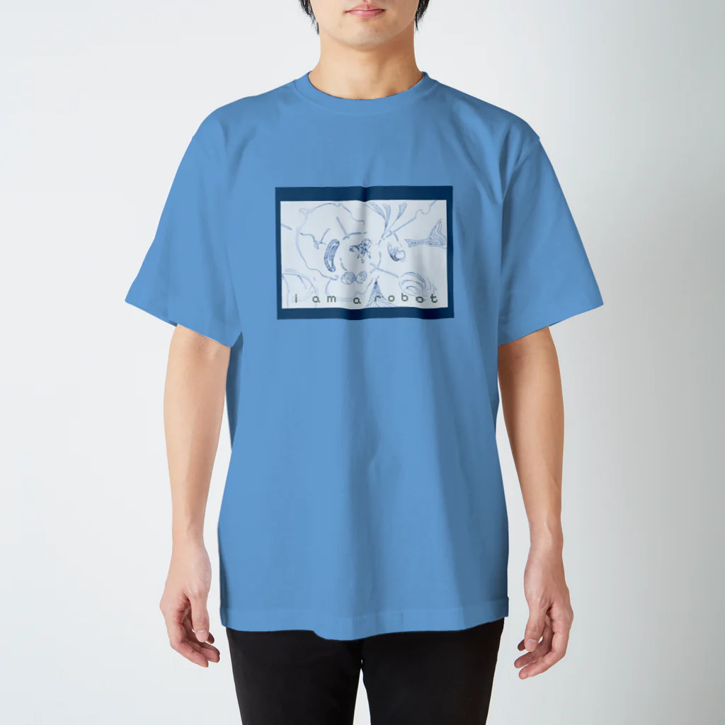 3ko4baSHOPのi am a robot Ⅱ Regular Fit T-Shirt