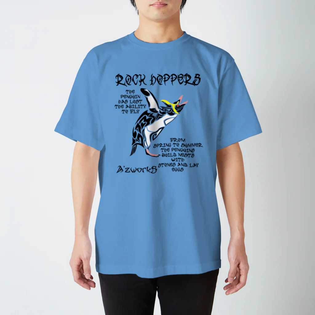 Ａ’ｚｗｏｒｋＳのイワトビペンギン スタンダードTシャツ