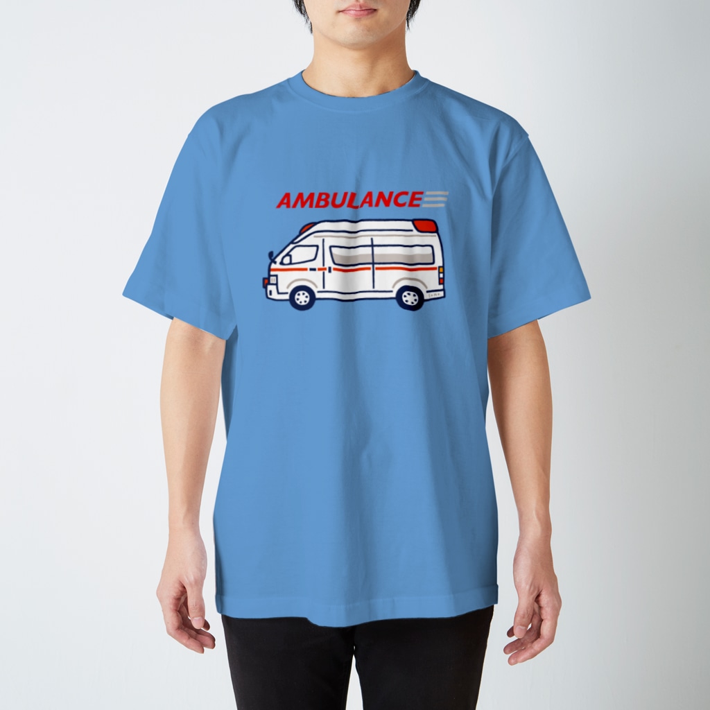 さはらそのこ｜イラストレーターの救急車　AMBULANCE Regular Fit T-Shirt