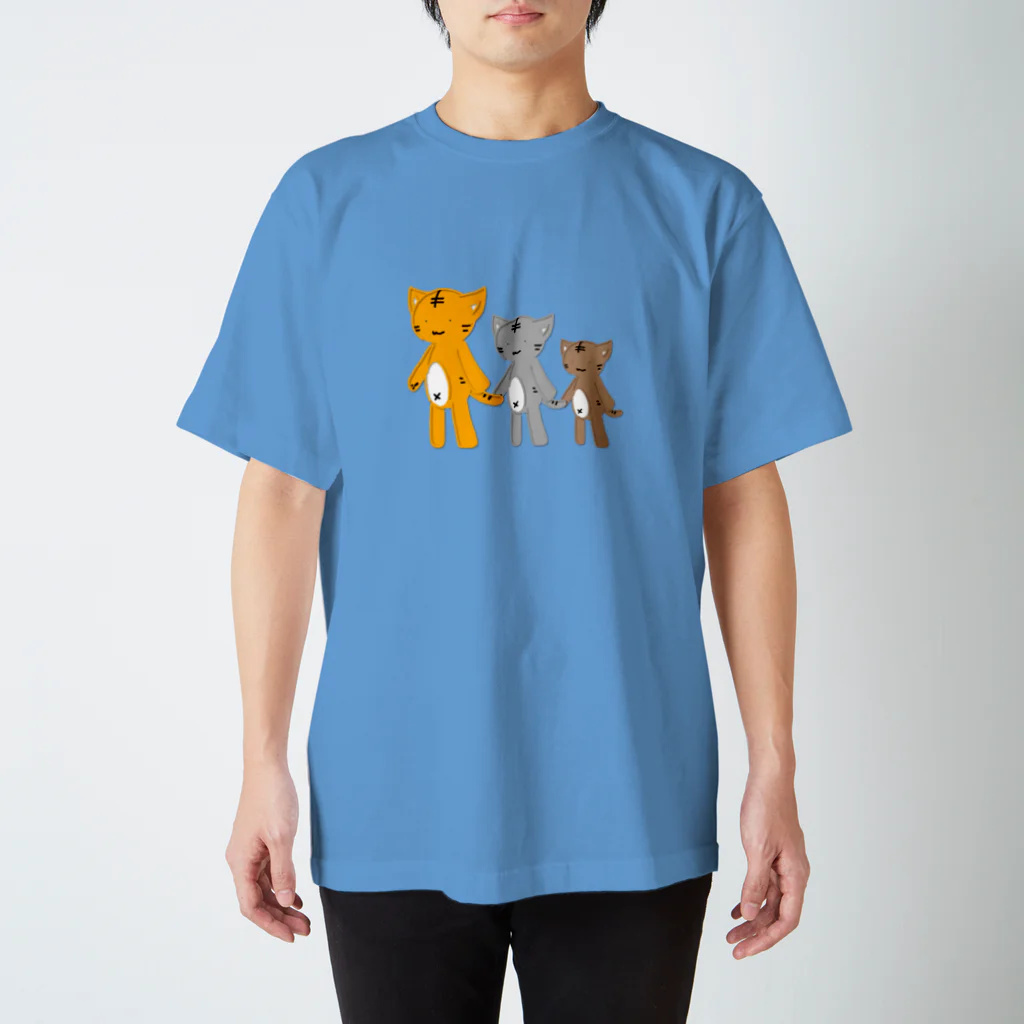 はるる堂のトリオザ茶トラさん スタンダードTシャツ