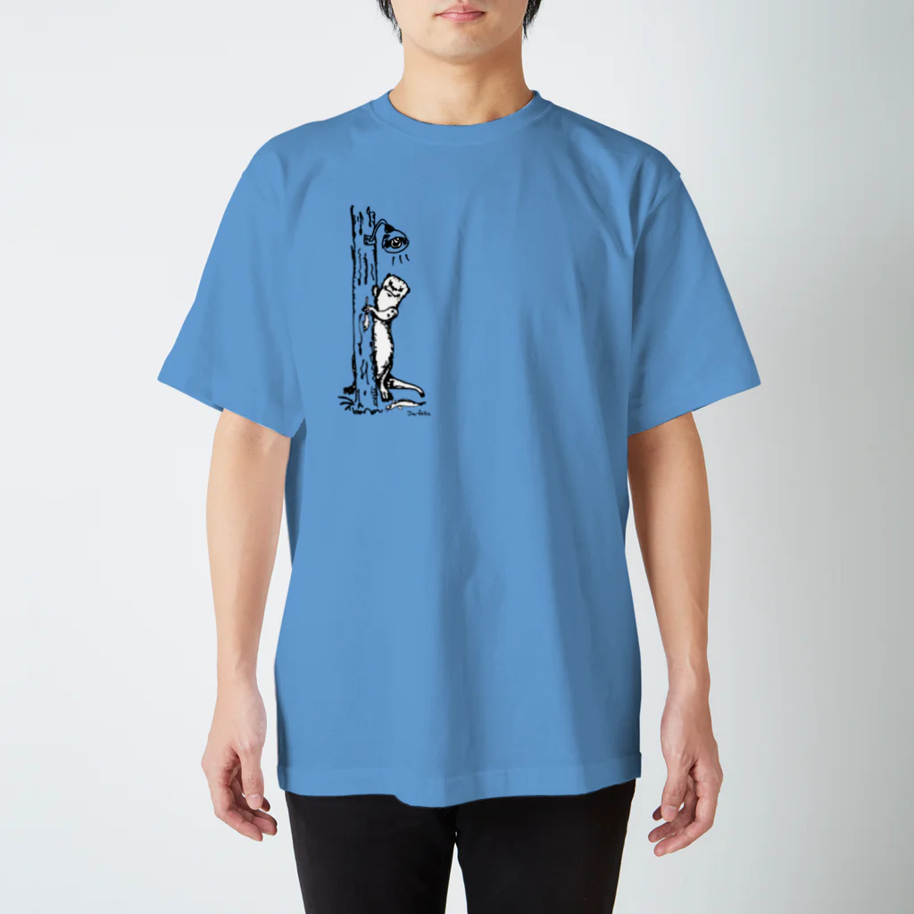 馴鹿 Jun-Rokuのカワウソちらり スタンダードTシャツ